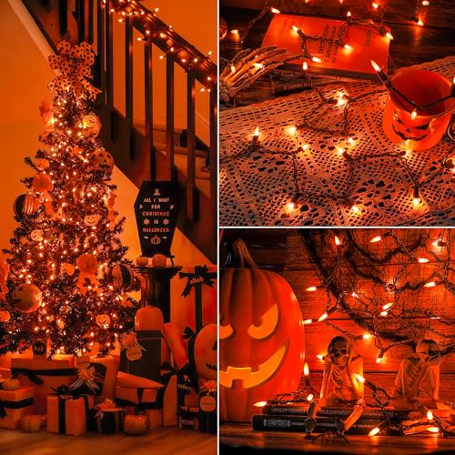 Orange Halloween Lights (50 Count)