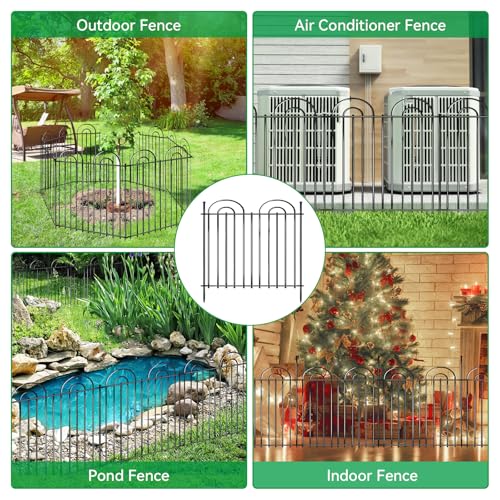 25 Panels No Dig Decorative Garden Fence