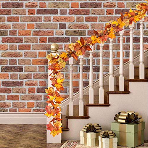 2 Pack Maple Leaves Fall Garland Clearance (11.6 Foot)