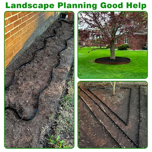 Landscape Edging Border 100 FT 4 Inch Tall with 180 Spikes
