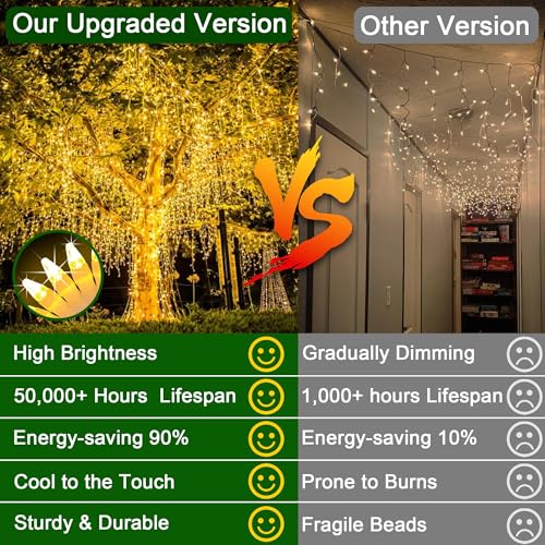 60FT 612 LED Outdoor Christmas Lights