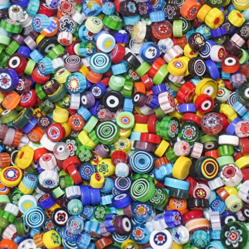 Flower Mosaic Tiles for Crafts (125 Count)