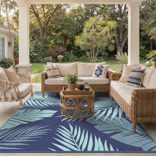 Outdoor Rug Waterproof Plastic Rugs for Patio