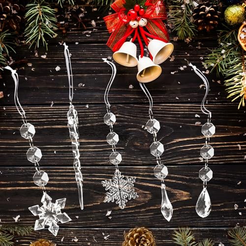 Crystal Christmas Tree Ornaments (80 Count)