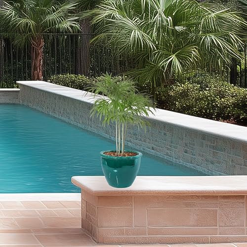 Sunnydaze Chalet 14.5" Ceramic Plant Pot