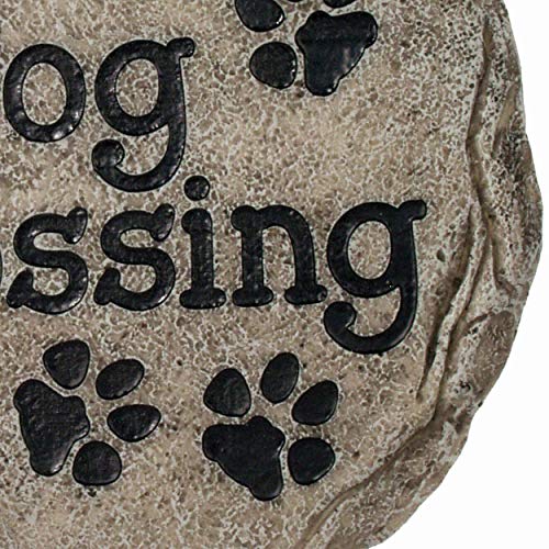 Garden Décor Dog Crossing Stepping Stone
