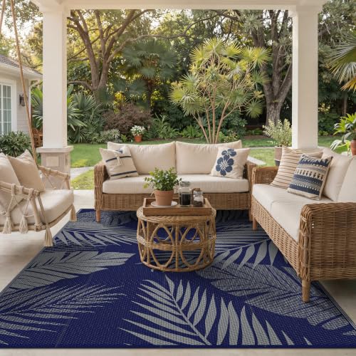 Outdoor Rug Waterproof Plastic Rugs for Patio