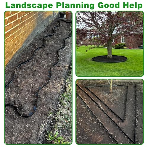 Landscape Edging Border 33 FT 2 Inch Tall with 60 Spikes