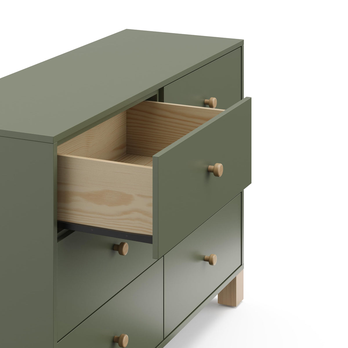 California 6 Drawer Double Dresser