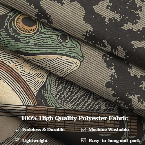 Folk Art Frog Banjo Tapestry