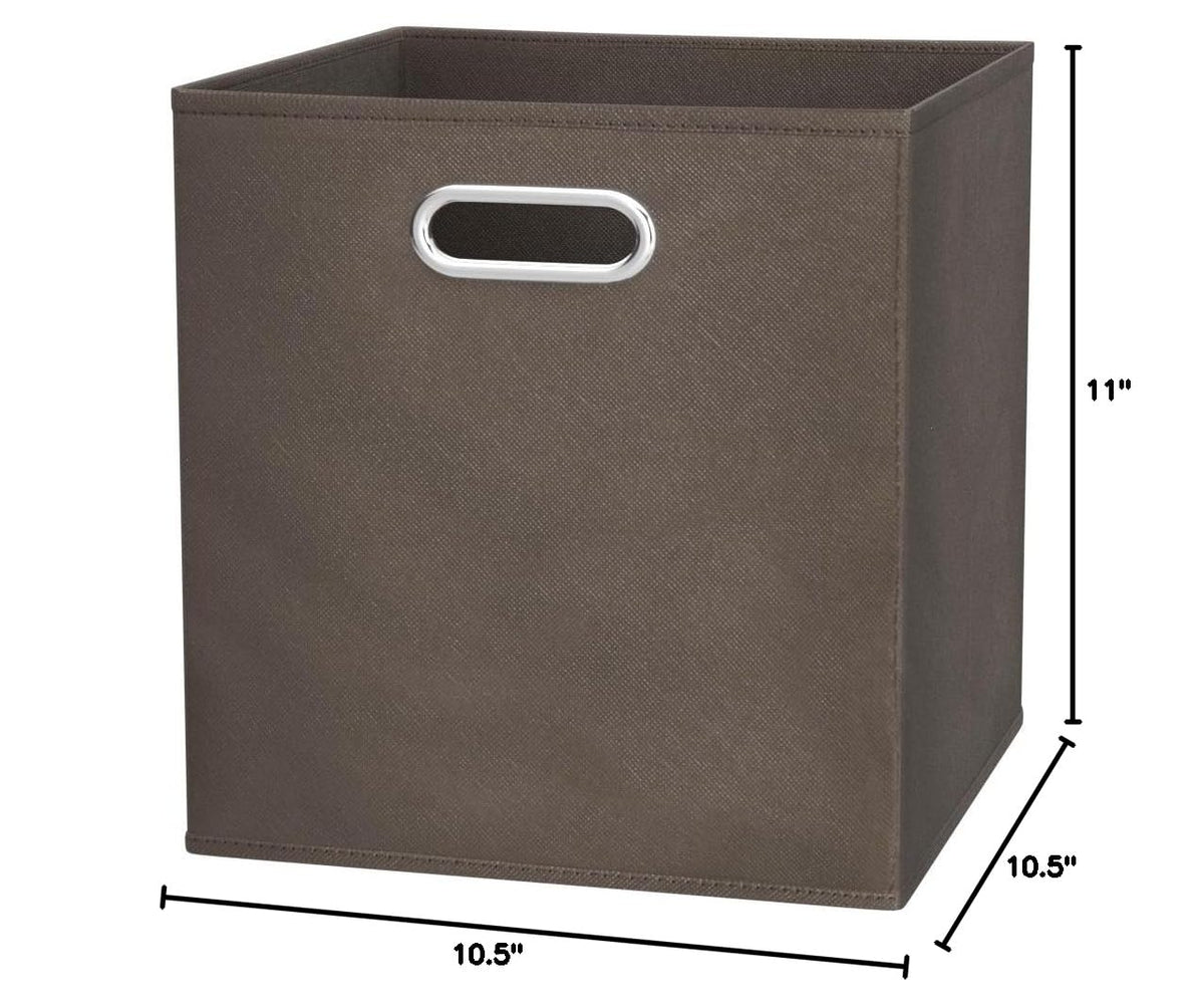Collapsible Fabric Storage Bins with Handle (6 Count)
