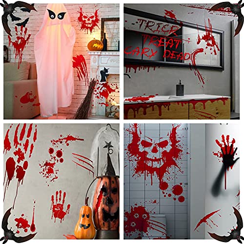 95 Pcs Bloody Window Stickers