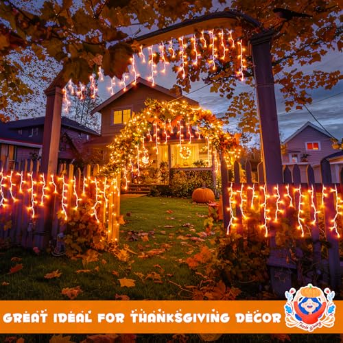 Orange Halloween Lights Outdoor
