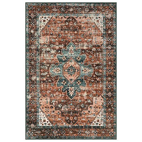 Ultra Thin Washable 10x14 Area Rugs for Living Room