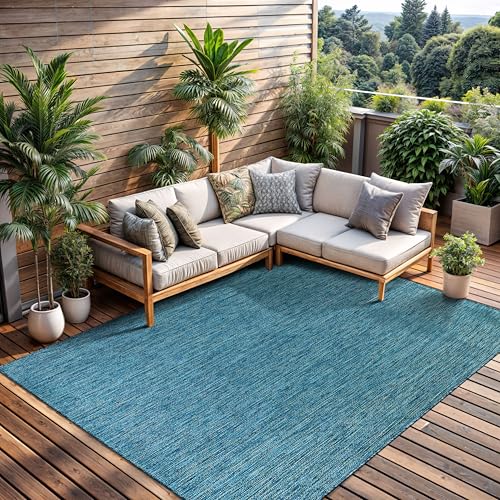 Outdoor Rug 5x7 Modern Area Rugs for Indoor and Outdoor Patios and Porches