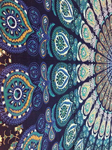 Blue Turquoise Tapestry