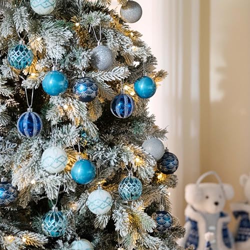 30ct Christmas Tree Decorations Ball Ornaments 2.36 Inches (30 Count)
