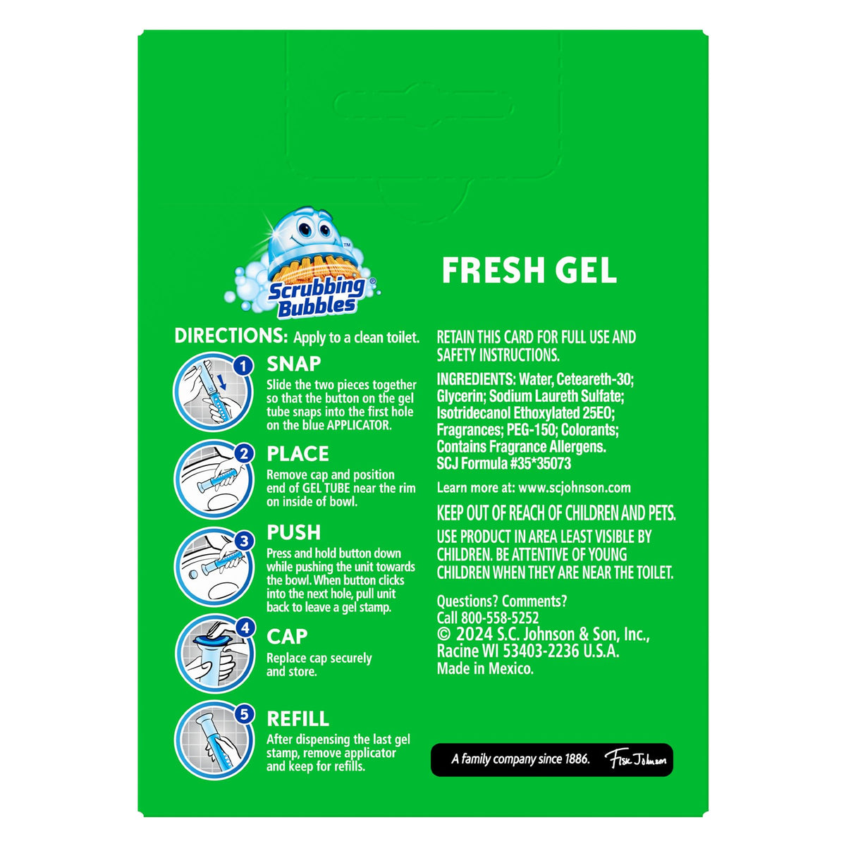 Toilet Bowl Cleaning Stamps (24 Count)