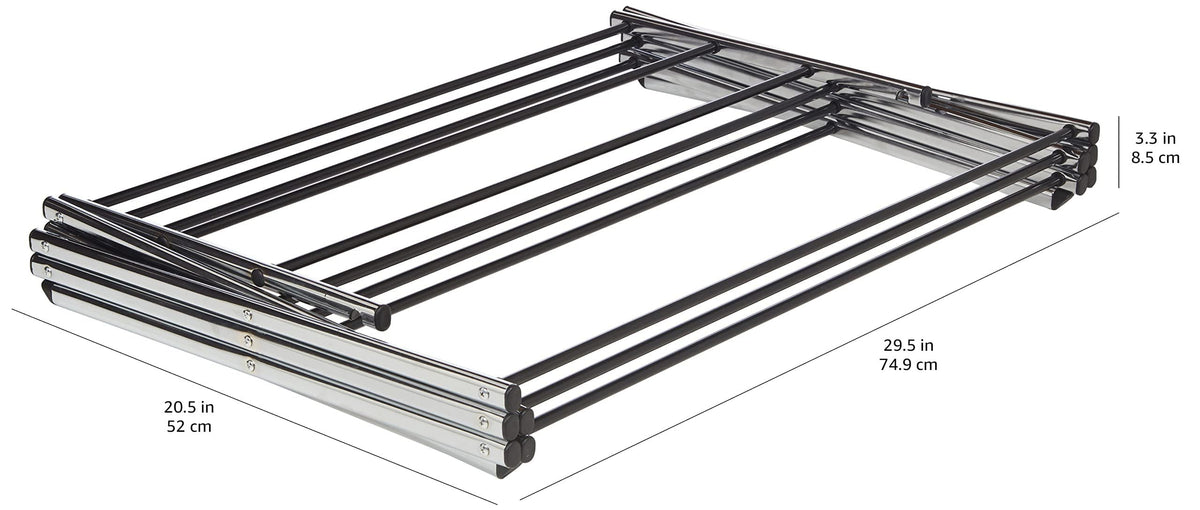 Foldable Portable Metal Clothes Drying Rack for Indoor Air Drying