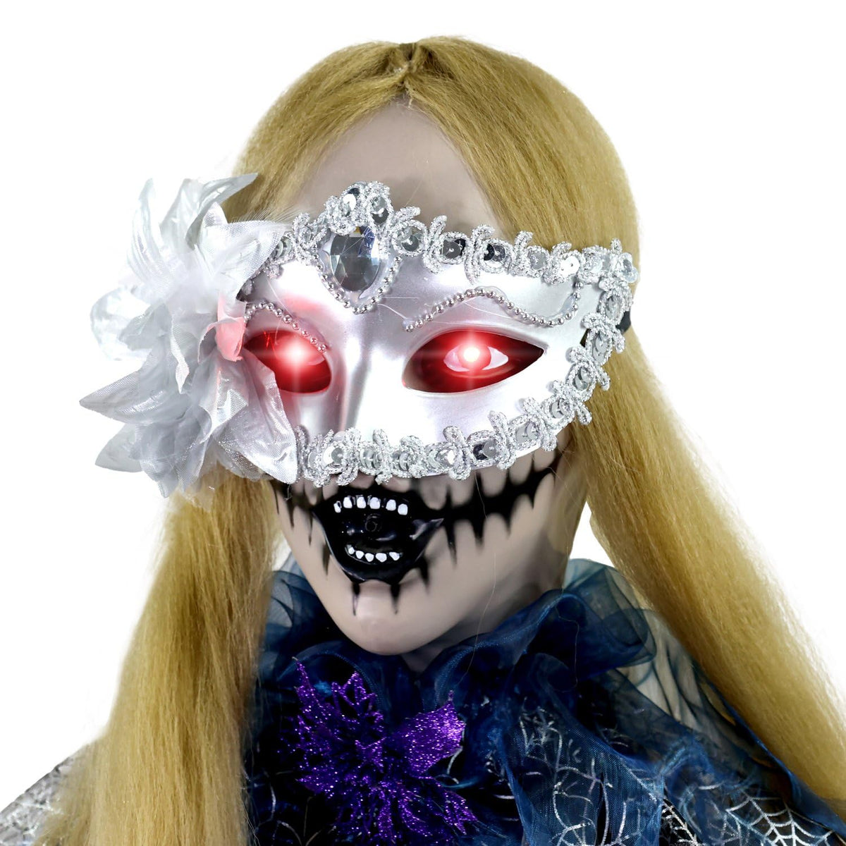 5.9 Ft. Animatronic Standing Masquerade Lady