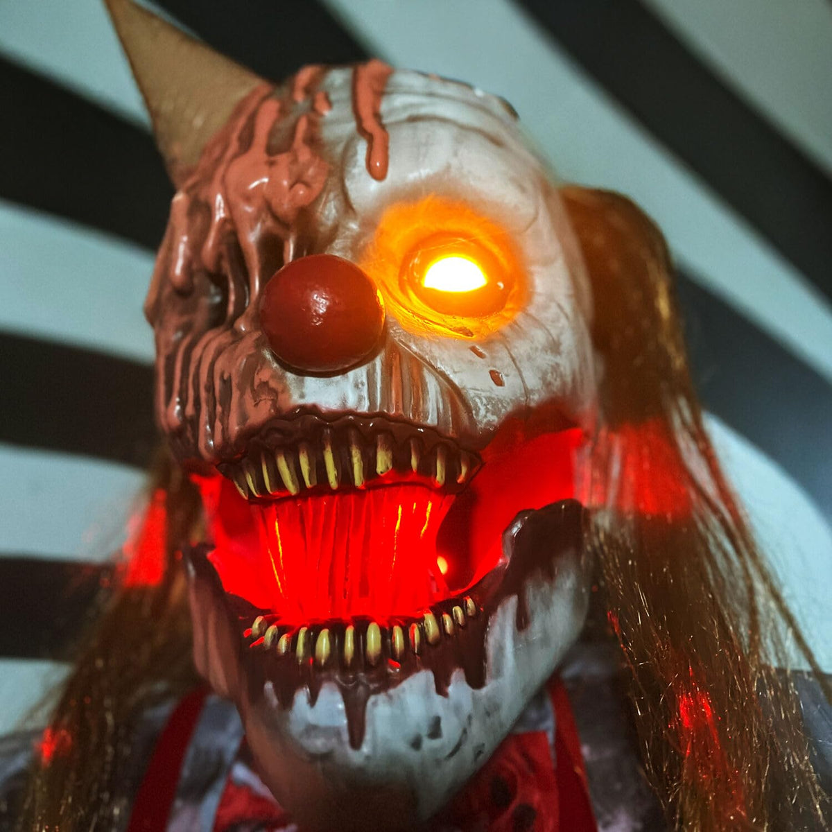 6.9 Ft. I Scream Clown Animatronic
