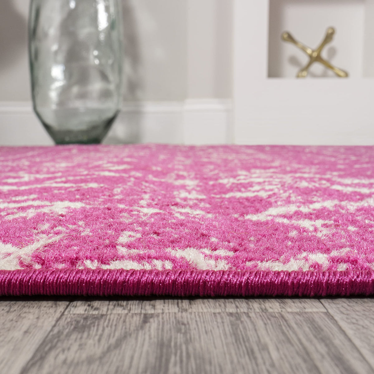 Boho Vintage Diamond Fuchsia