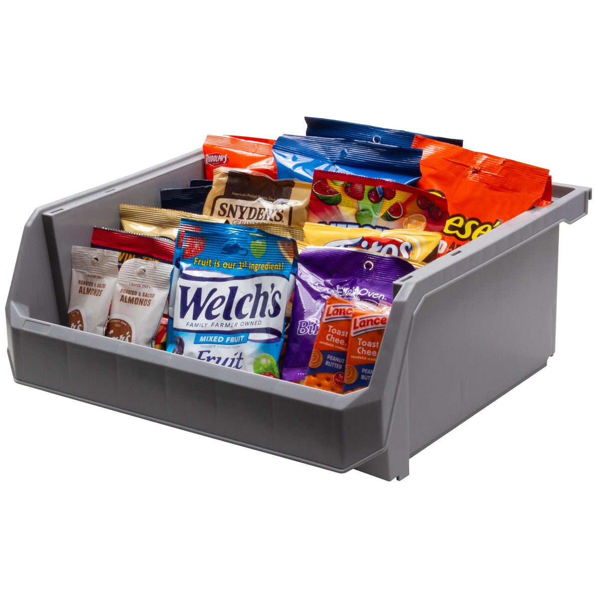 Extra Large Stackable Plastic Storage Bins (4 Count)