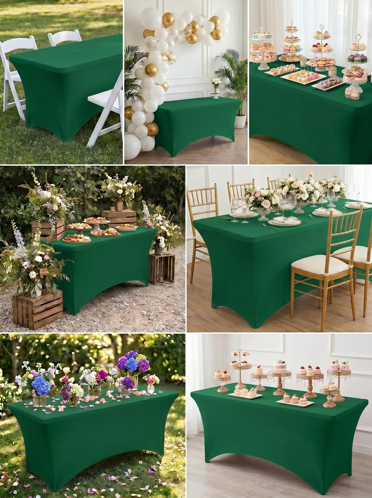 Spandex Table Cloth 1 Pack [6FT
