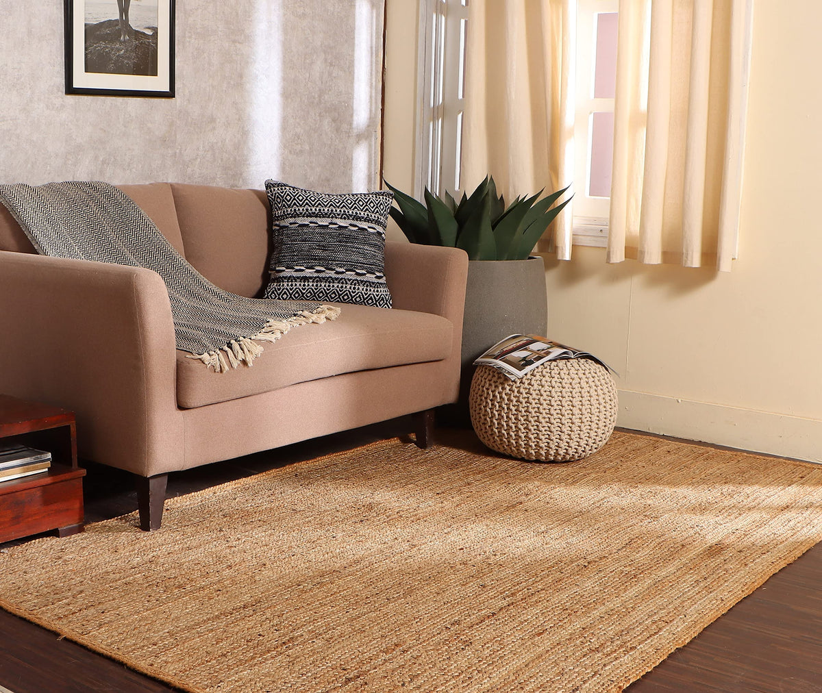 Round Pouf Ottoman