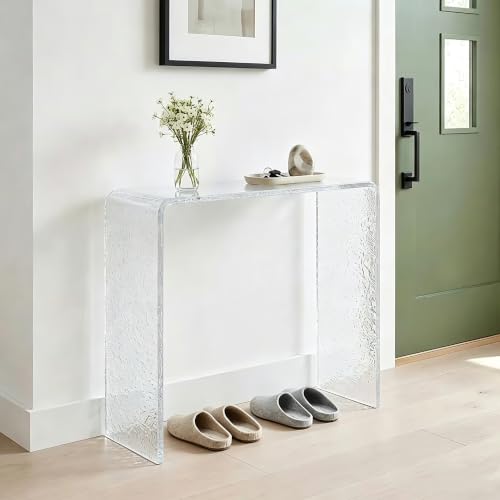Clear Acrylic Console Table (1 Tier - abrazine)
