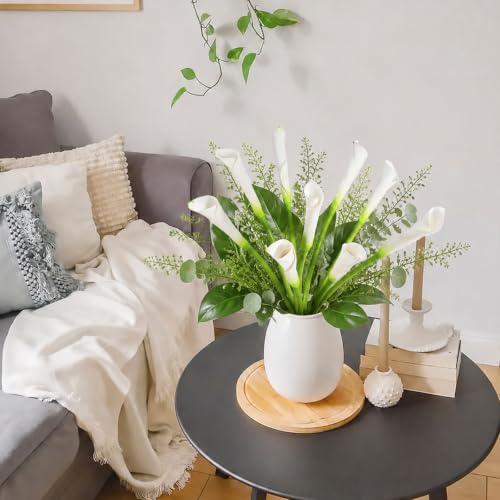12pcs Calla Lily Artificial Flowers (White Bud)