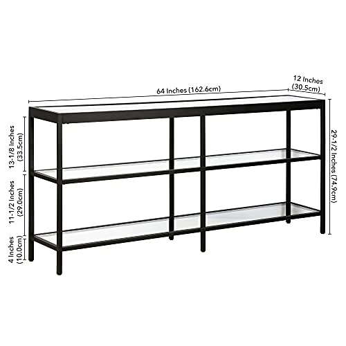 64" Modern Console Table (Blackened Bronze / 64" Wide)