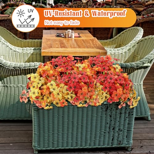 Violet Artificial Flowers (Cluster / Autumn Color System)