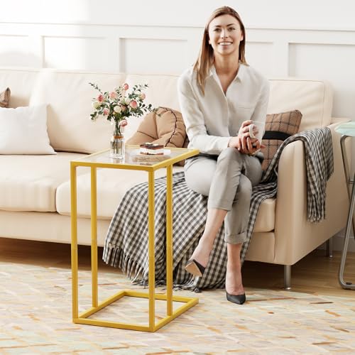 C Table Side End Table (Yellow)