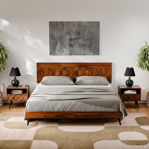 Georgina Solid Wood Nightstand (Georgina Nightstand / Nightstand / Dark Chocolate)