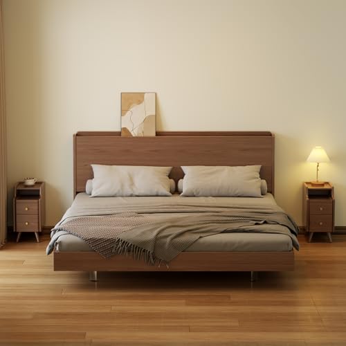 Small Nightstand with Drawers (1 Pc(walnut) / 15.74''D*11.81''W*19.68''H)