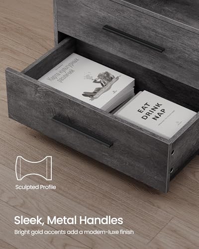 23.6‑Inch Wide Nightstands (Misty Gray / 2 PACK)