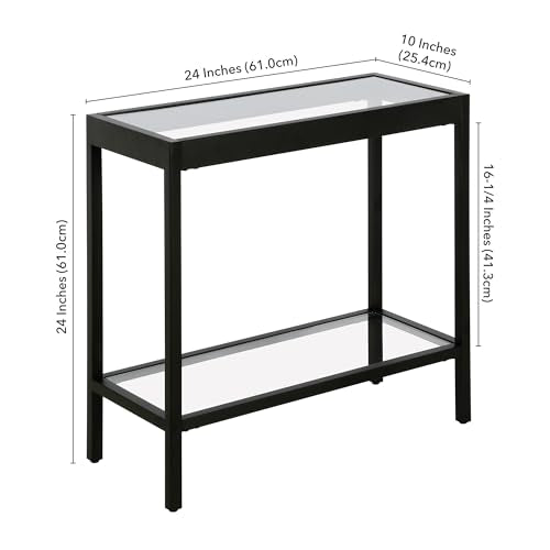24" Side Table (Blackened Bronze / 24" Wide)