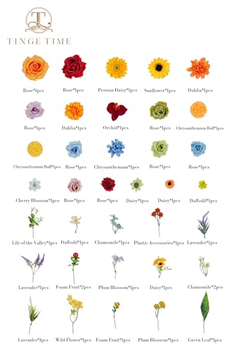 Rainbow Sunflower Artificial Flowers Box Combo Wedding Decor (Rainbow Colorful)