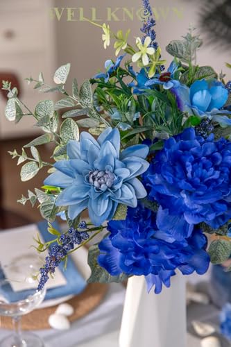 Artificial Flowers Bouquet (Royal Blue)