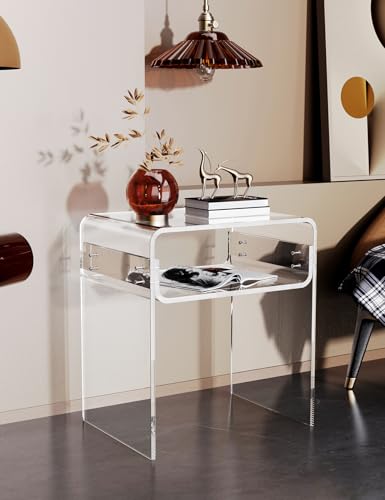 Clear Acrylic End Table 2 (Clear)