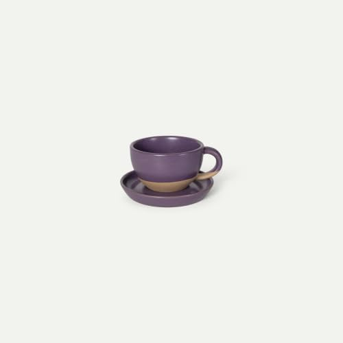 Ceramic Latte Art Mug With Saucer (22 Count)