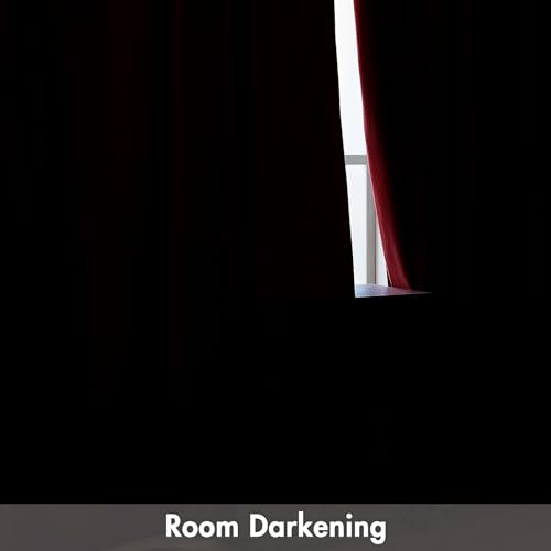 Red Blackout Velvet Curtains Drapes 90 Inch Long 52"x90" Bedroom (2 Count)