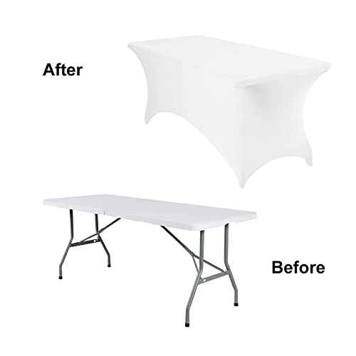 Spandex 6ft Waterproof Table Cover for Party