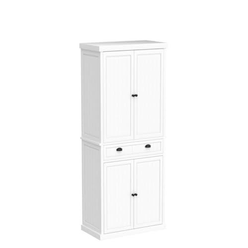 72" Tall Freestanding Pantry & Kitchen Storage Cabinet