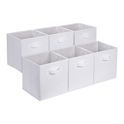 Collapsible Fabric Storage Bins with Handles (6 Count)