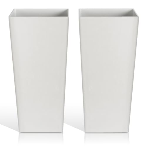 Tall Planters for Outdoor Plants (2 Count)