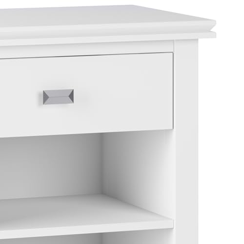 Artisan 24" Wide Bedside Nightstands in White