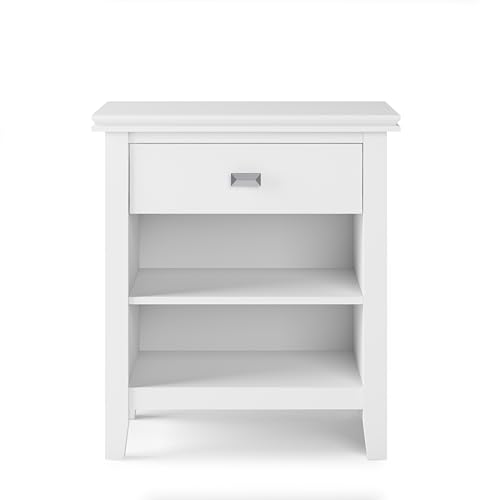 Artisan 24" Wide Bedside Nightstands in White