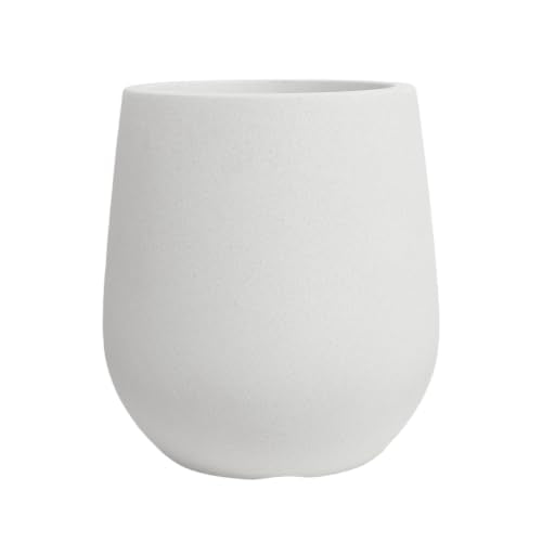11.8"H Plastic Planters with Drainage Holes and Plug